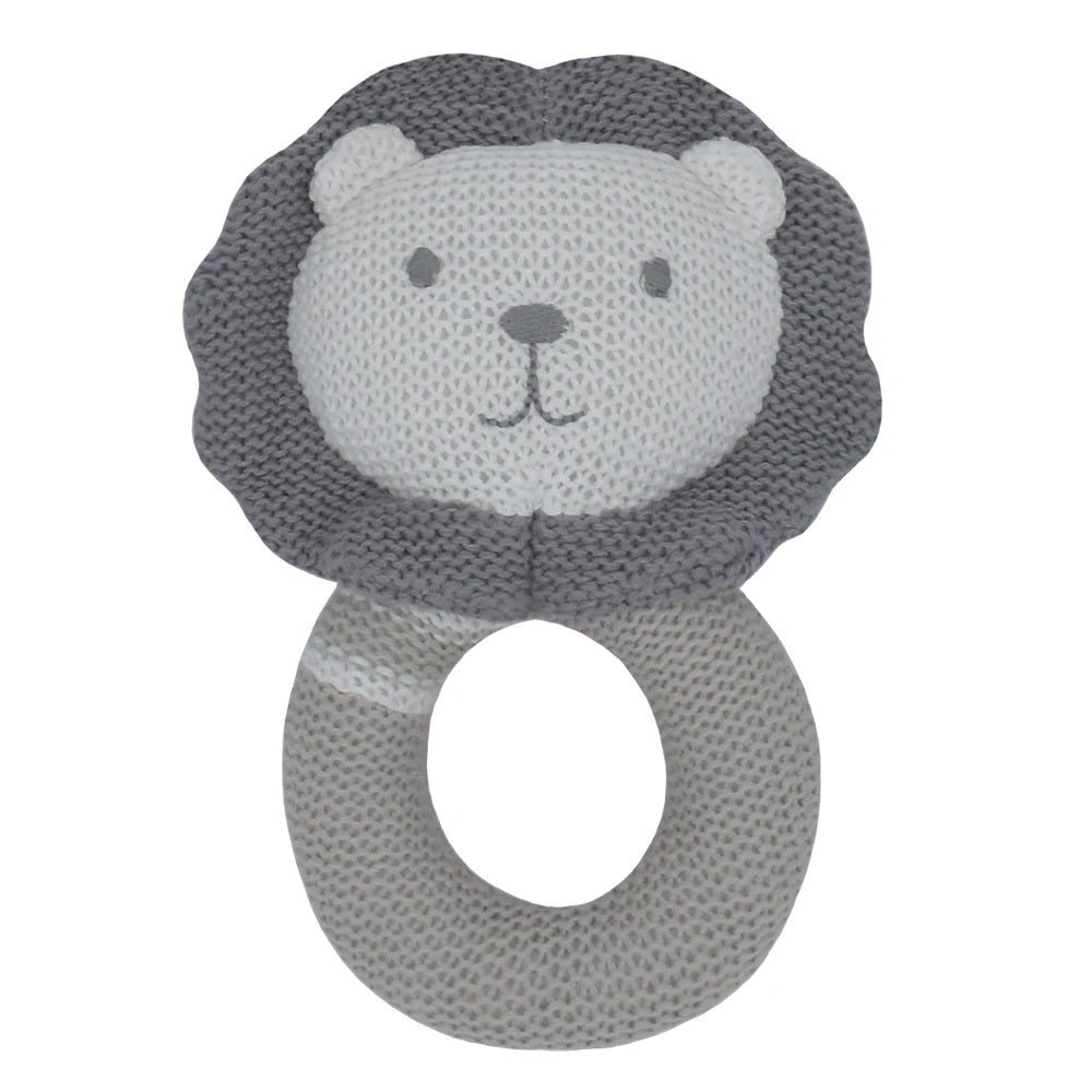 Austin the Lion - Knitted Rattle