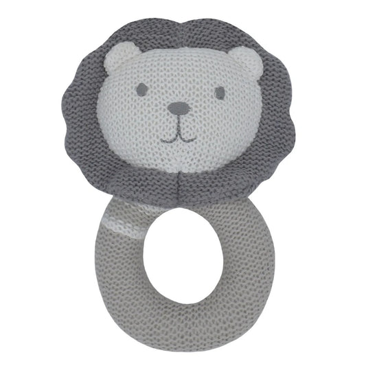 Austin the Lion - Knitted Rattle