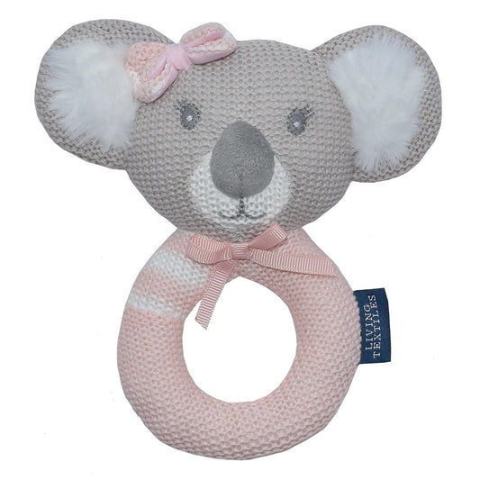 Chloe the Koala - Knitted Rattle