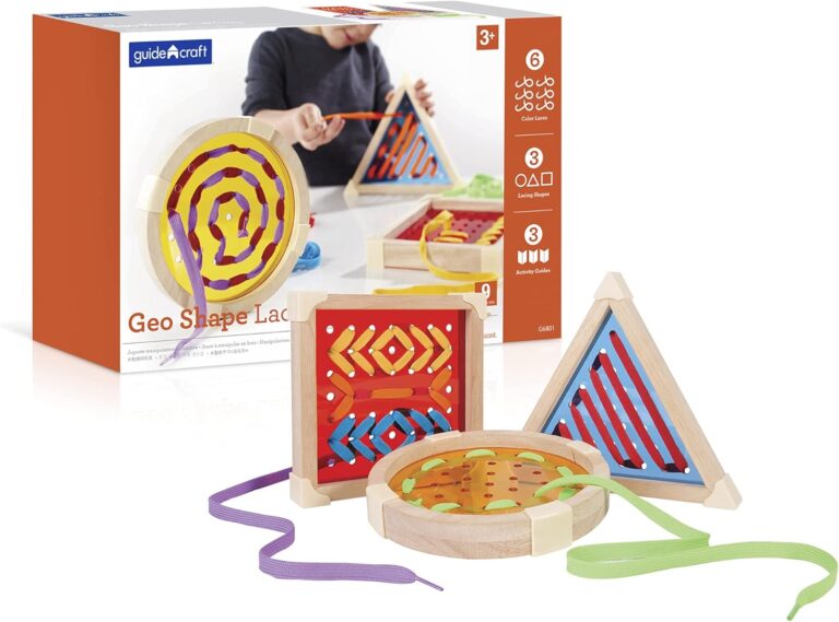 Guidecraft - Geo Shape Lacing Small