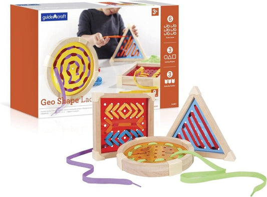 Guidecraft - Geo Shape Lacing Small